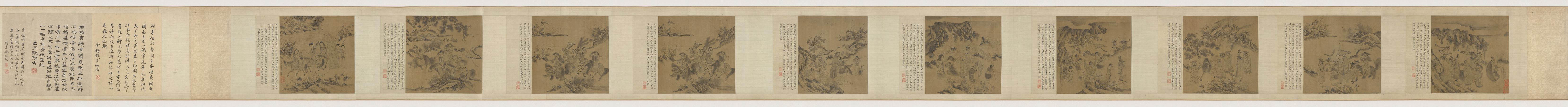 摹阎立本职贡图卷