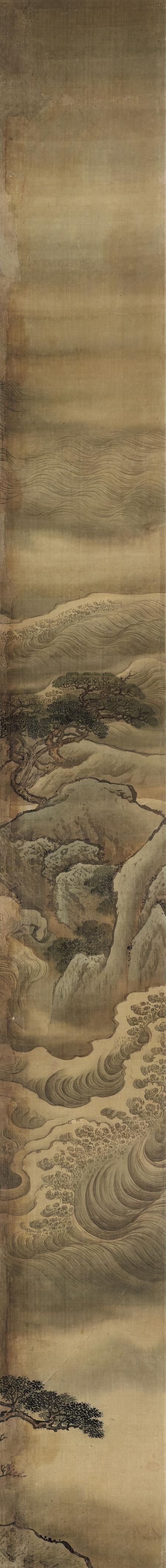 蓬莱仙境图屏-12条屏