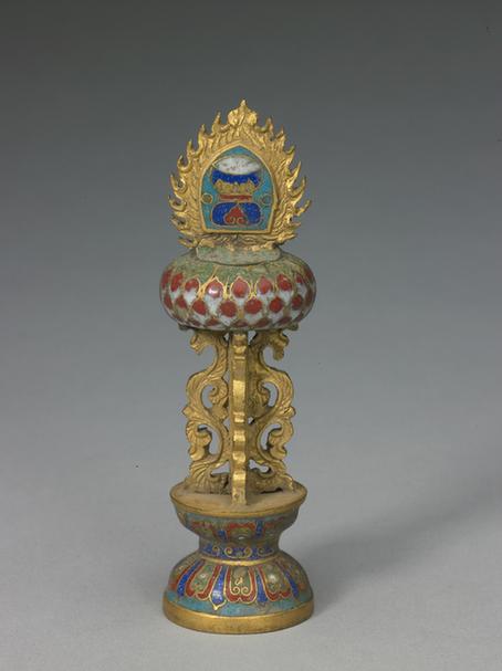 搯丝珐琅八供养