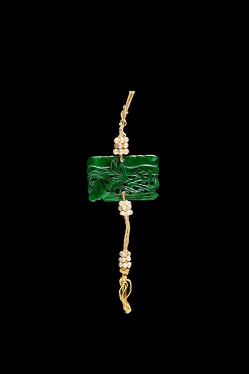 翠双柿如意背云