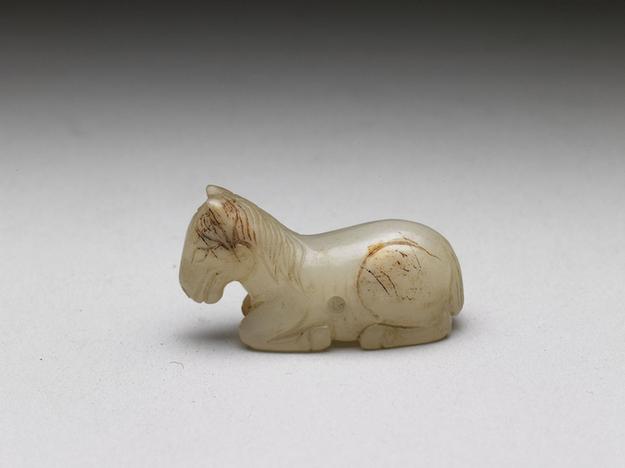 雕玉属像十二生肖（马）