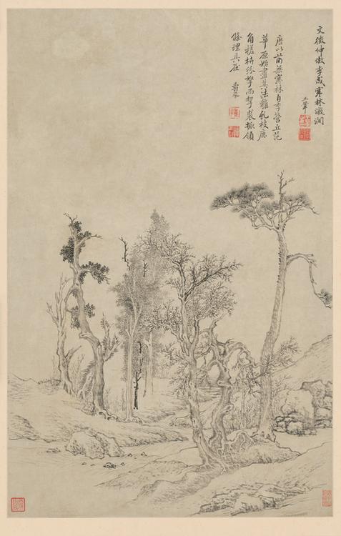 王翚仿古山水册