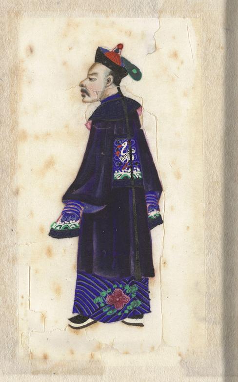 清代宫廷人物画册-10