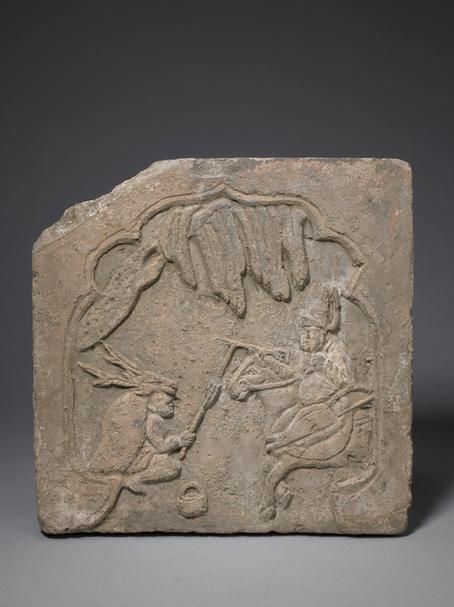 睒子鹿乳奉亲砖雕