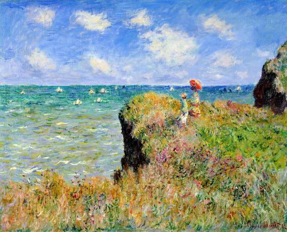 Clifftop Walk at Pourville, 1882