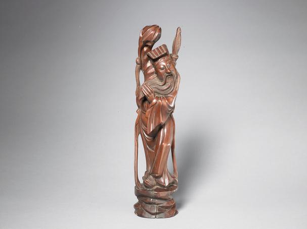 枣木雕八仙-吕洞宾