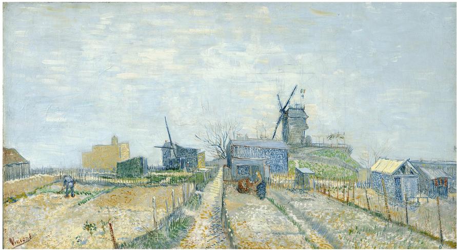 Montmartre windmills and allotments (March - April )