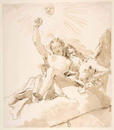 Giovanni Battista Tiepolo--Time and Truth