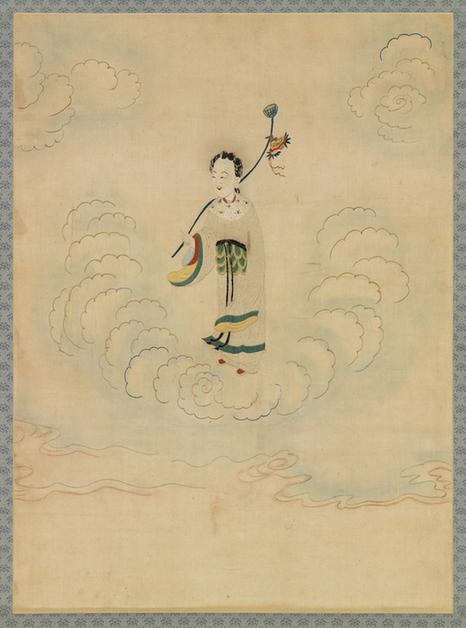 明顾绣八仙庆寿挂屏