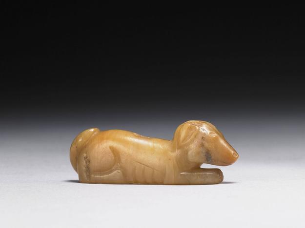 雕玉属像十二生肖（狗）