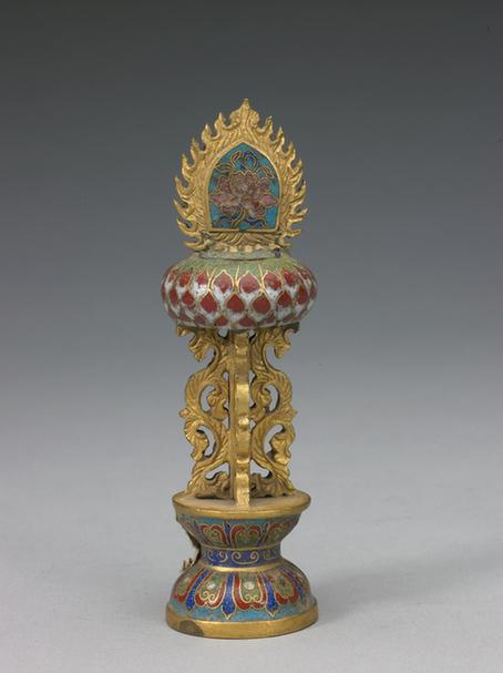 搯丝珐琅八宝-花