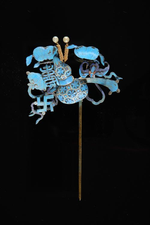 点翠葫芦万代纹头花