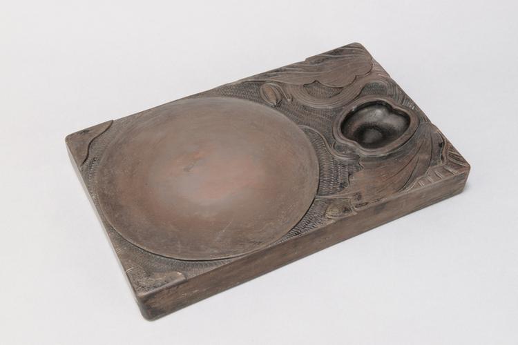 澄泥雕瓜长方砚