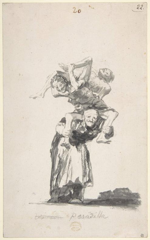 Goya--Nightmare; Witches and Old Women