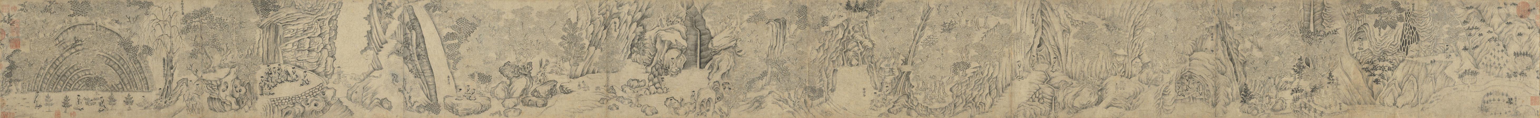 龙眠山庄图-图芯