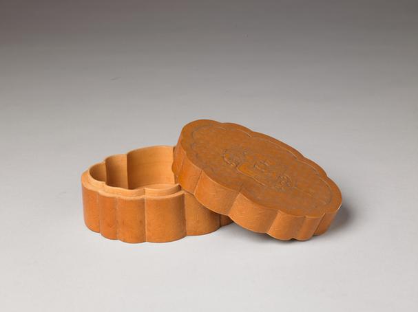 文竹鱼跃龙门图盒