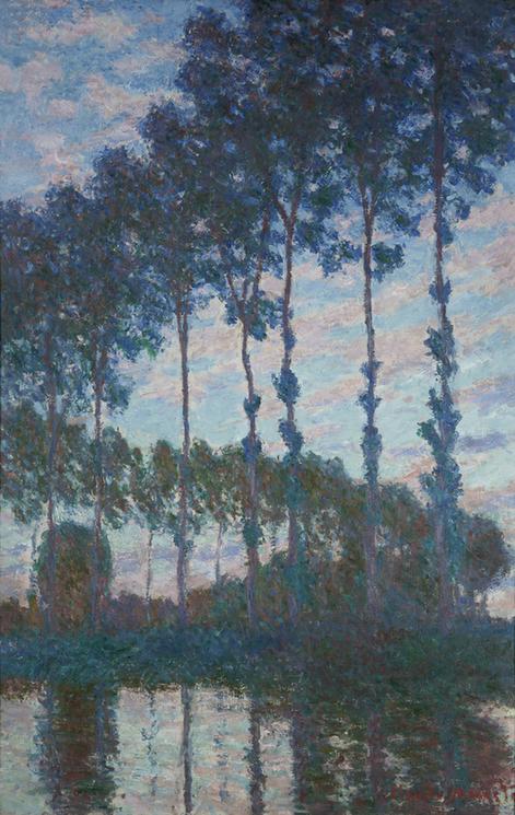 Poplars on the banks of the Epte, Evening Effect, 1891