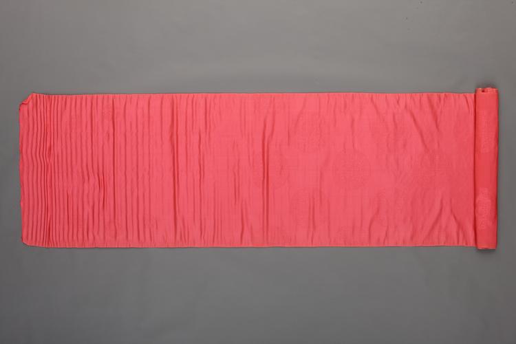 桃红色二则汉纹江绸