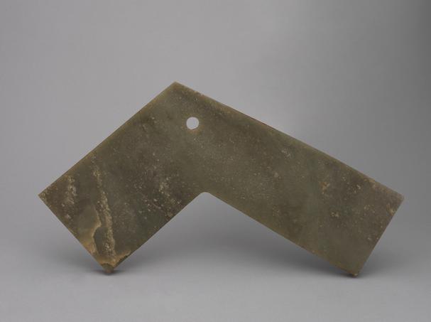 青玉描金云龙纹编磬-黄钟