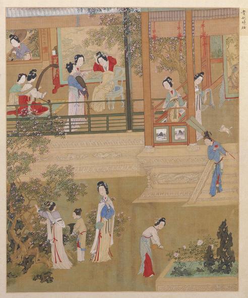 人物故事图-贵妃晓妆