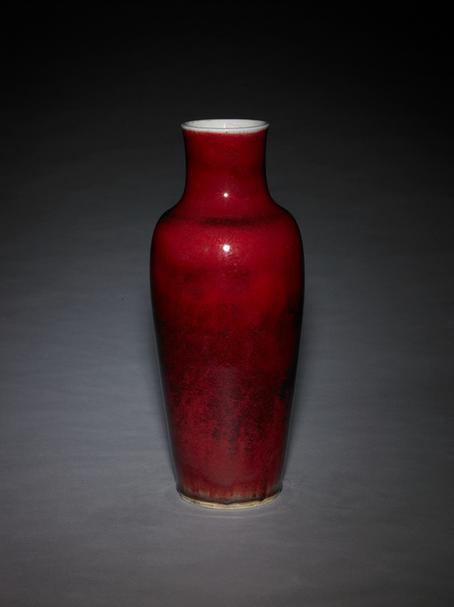 郎窑红釉观音尊