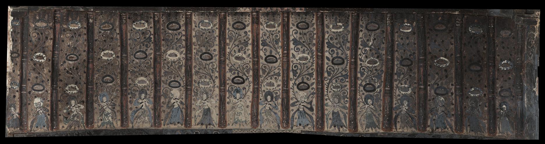 窟主室人字披西披