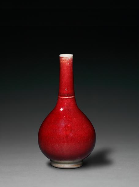 郎窑红釉小瓶