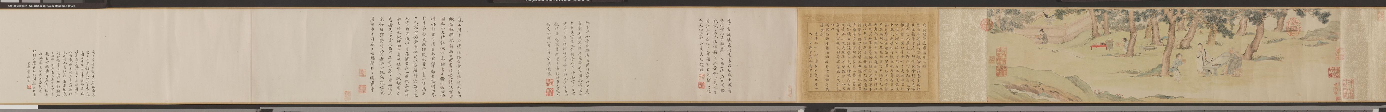 赵孟頫写经换茶图卷