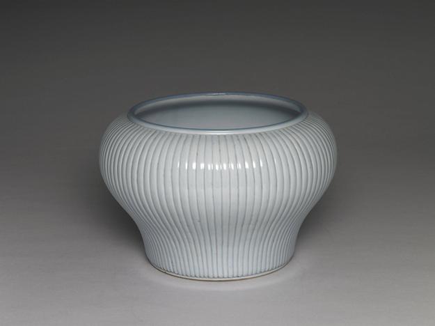 汝釉 瓷百折鱼缸