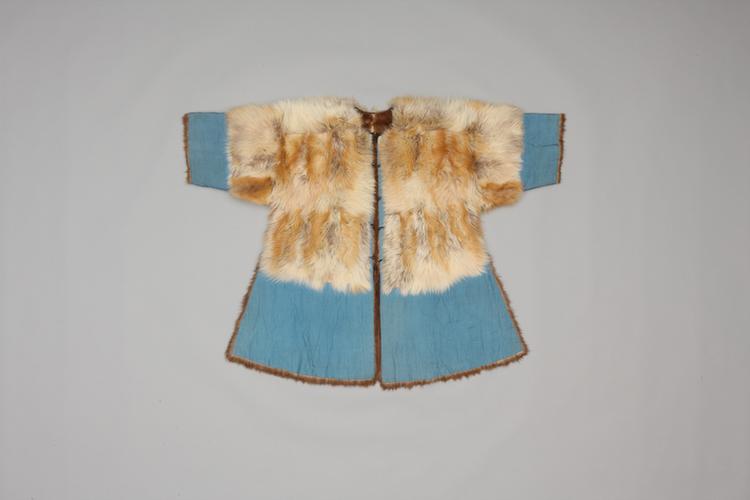 貂肷面黄肷里皮长褂