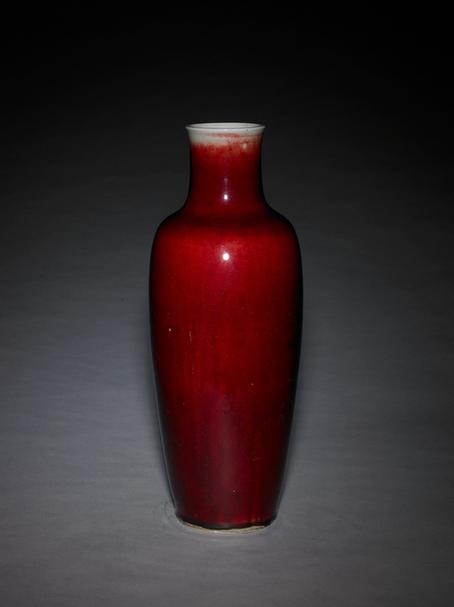 郎窑红釉观音尊