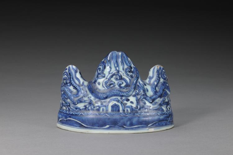 万历款青花笔架