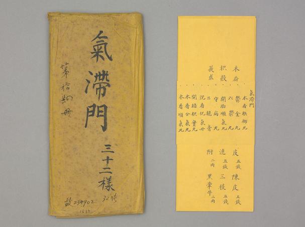 “气滞门”药方