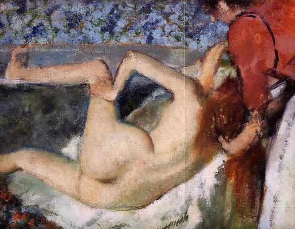 The Bath (also known as Woman from Behind) - - J. Paul Getty Museum (USA)