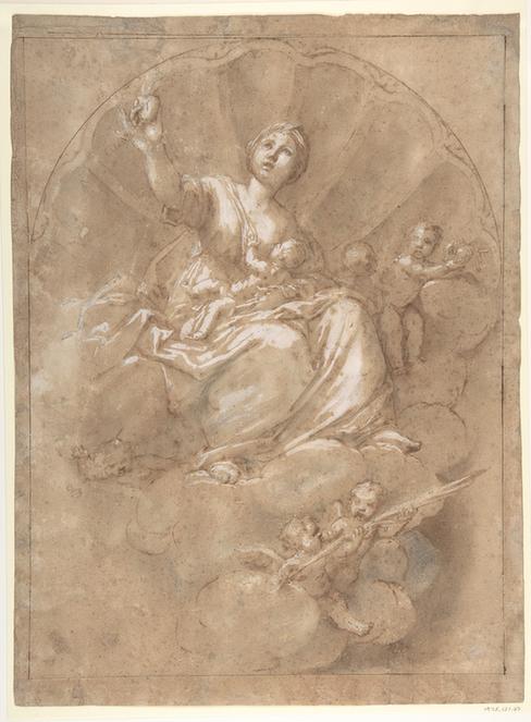 Marcantonio Franceschini--Allegorical Figure of Charity