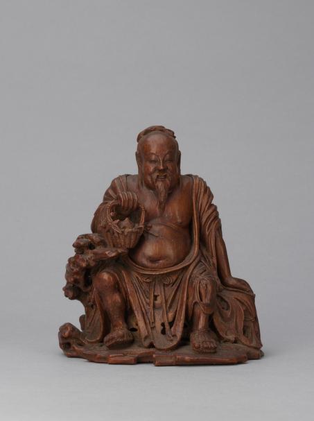 竹根雕东方朔