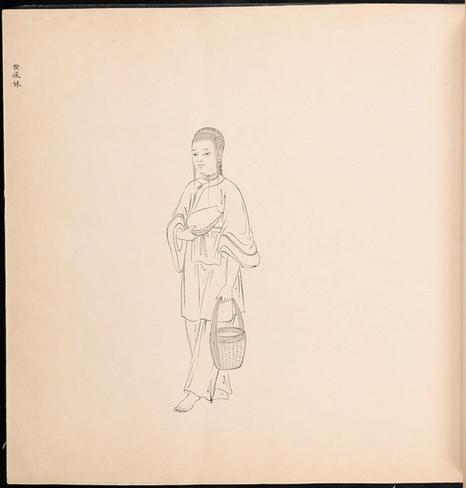 白描街头买卖画册-321