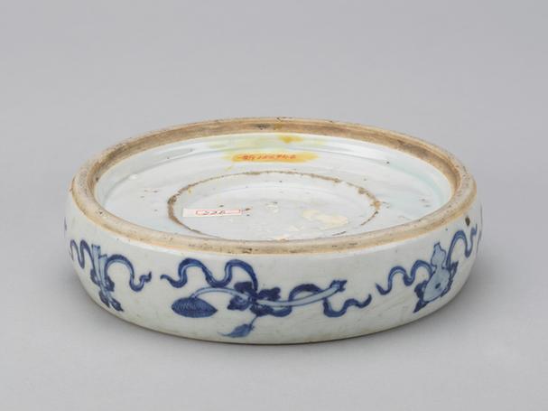 青花瓷八宝辟雍砚