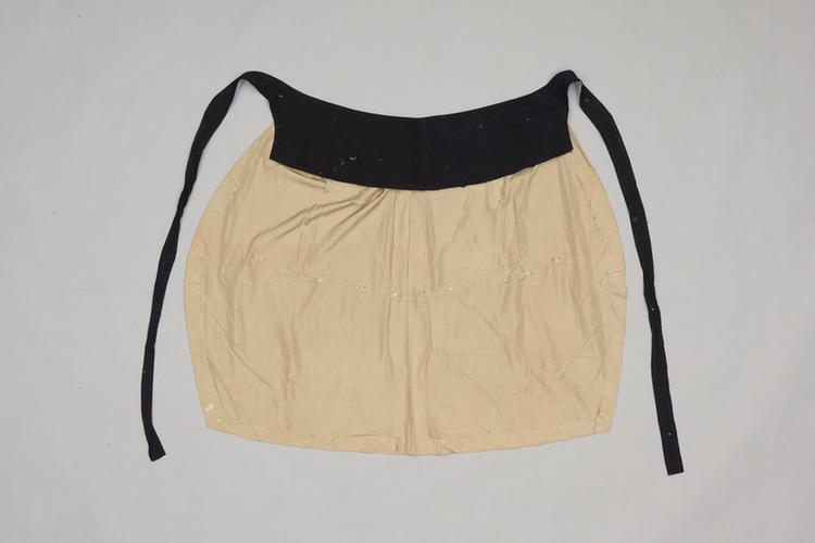 灰色春绸里梅花鹿皮行裳拆片