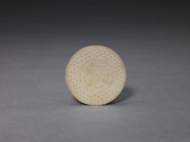 白色玻璃谷纹璂