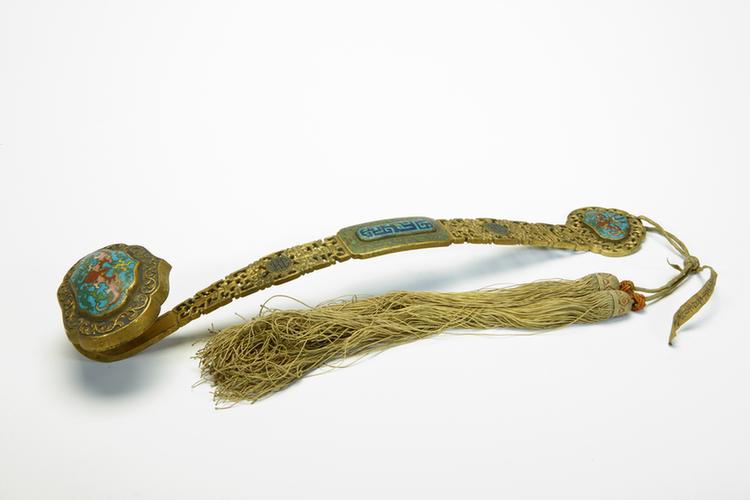 掐丝珐琅万福纹如意