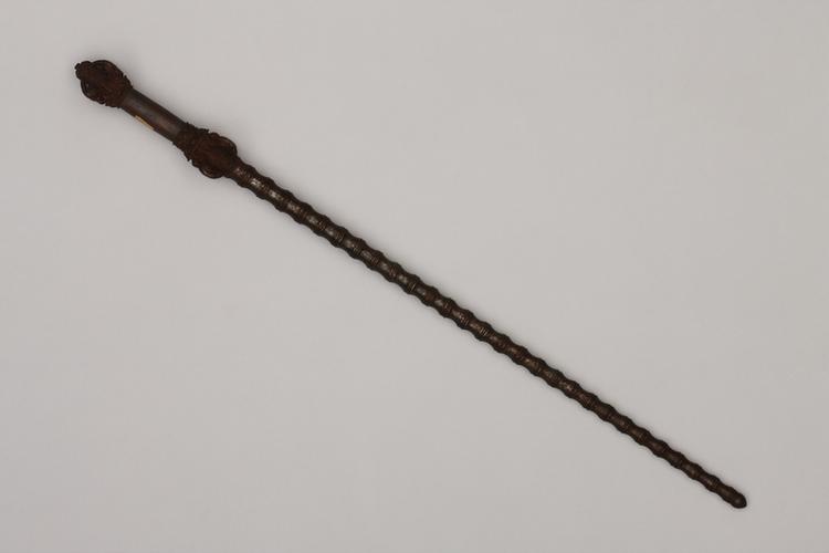 铁杵式柄竹节鞭