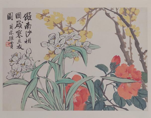 花卉册-水仙腊梅山茶页