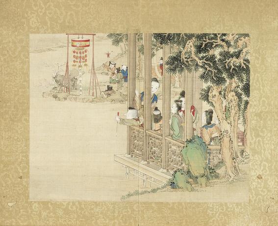 升平乐事图册十二开