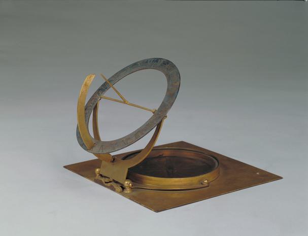 铜镀金平赤道仪