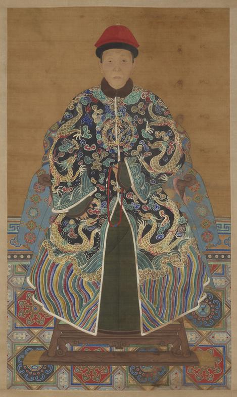 历代帝王贵妃大臣朝服像(乾隆皇后)