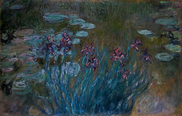 Irises and Water-Lilies, 1914-1917