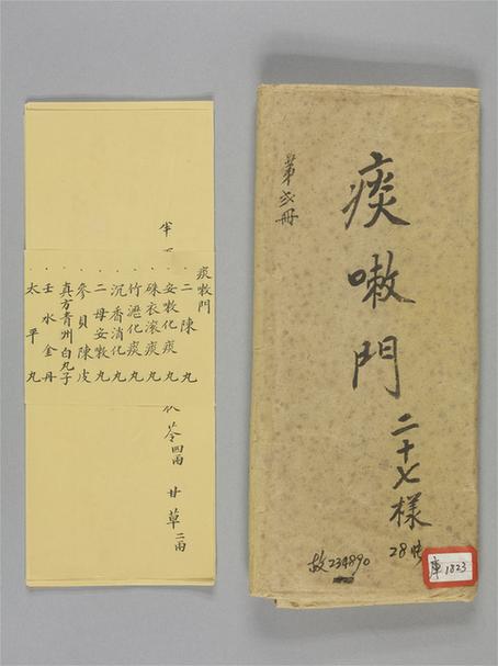 “痰嗽门“药方