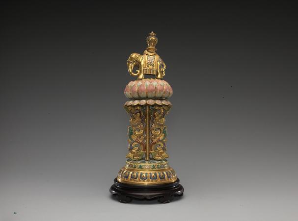 掐丝珐琅七珍-象宝