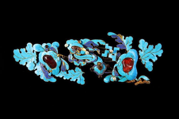 银镀金事事如意纹簪